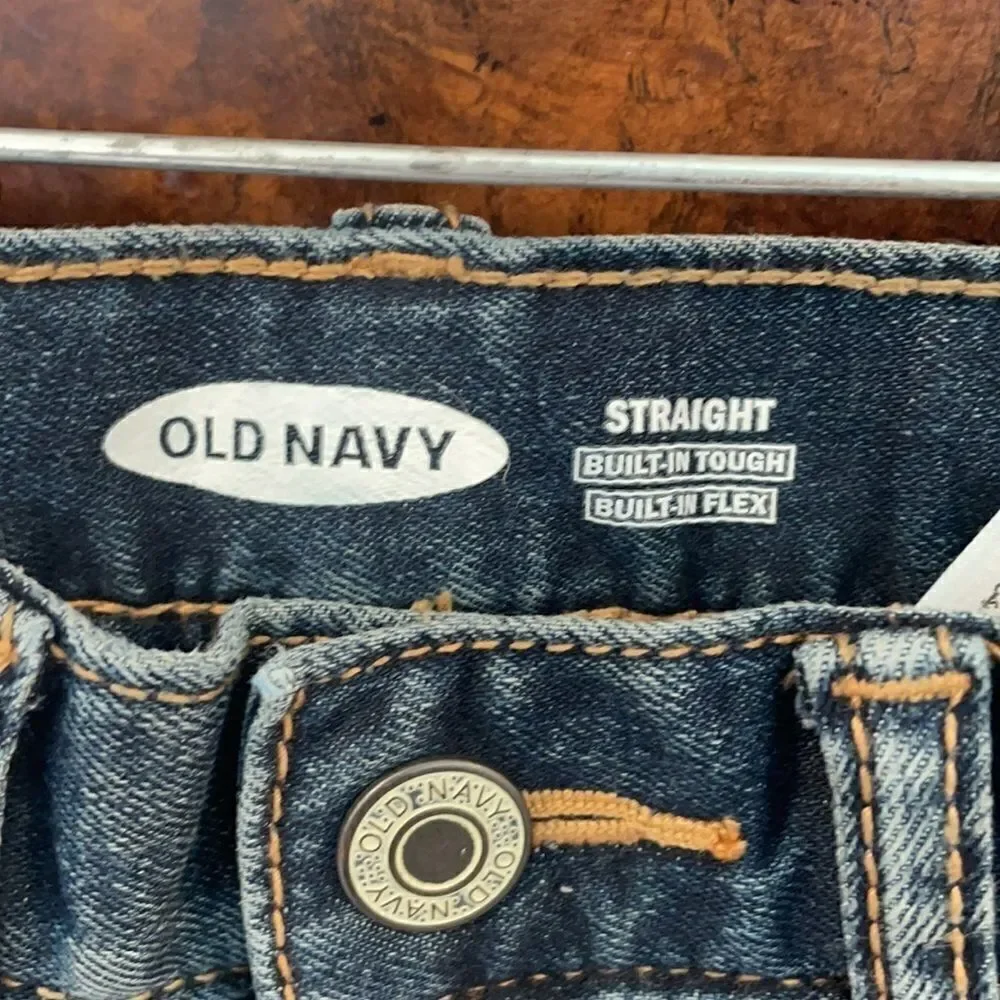 Old Navy kids slim dark denim jeans